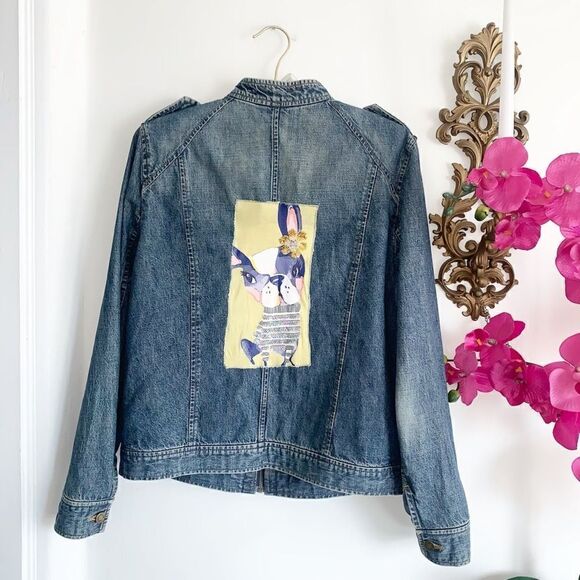VINTAGE DENIM JACKET - Picture 1 of 10